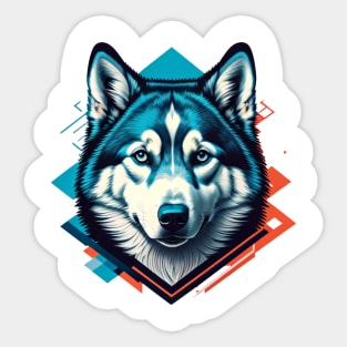 I LOVE MY HUSKY Sticker